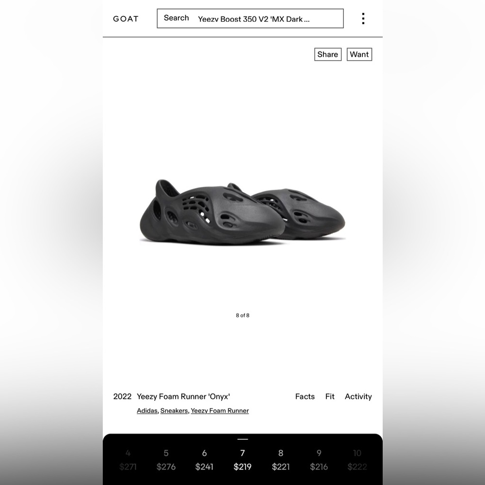Yeezy foam runner onyx